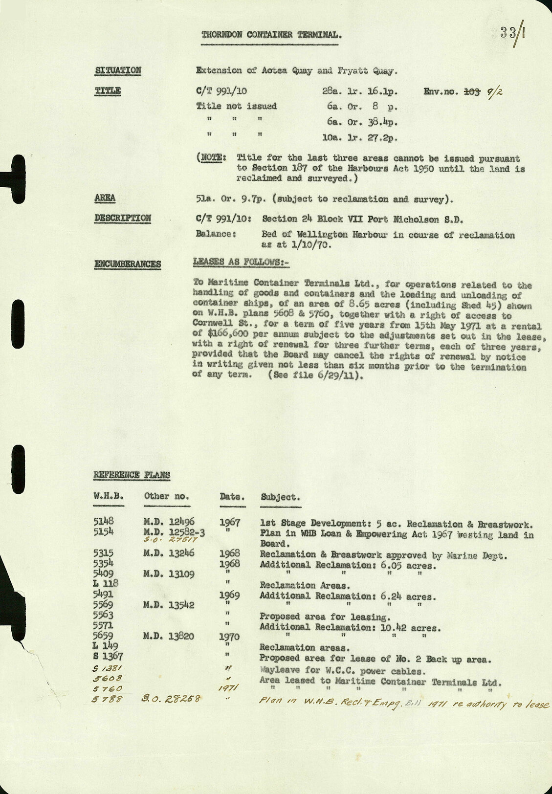 Thorndon Container Terminal