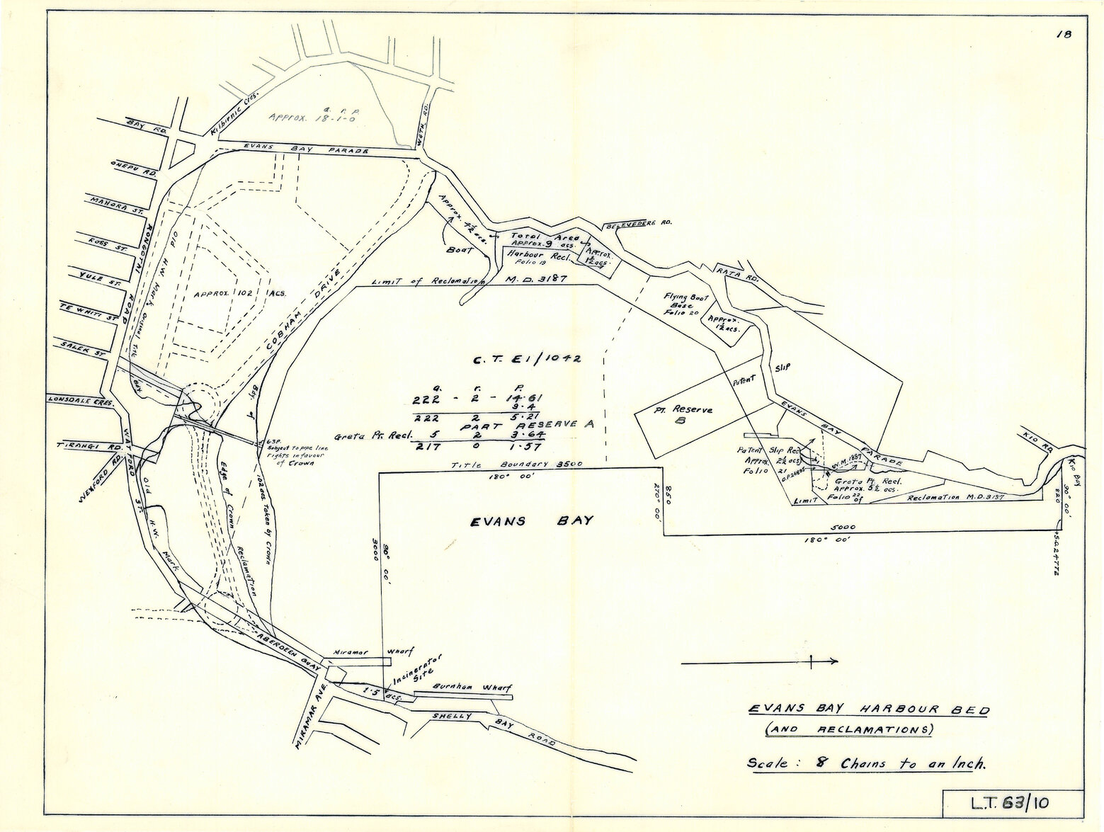 Evans Bay Harbour Bed (and Reclamations)