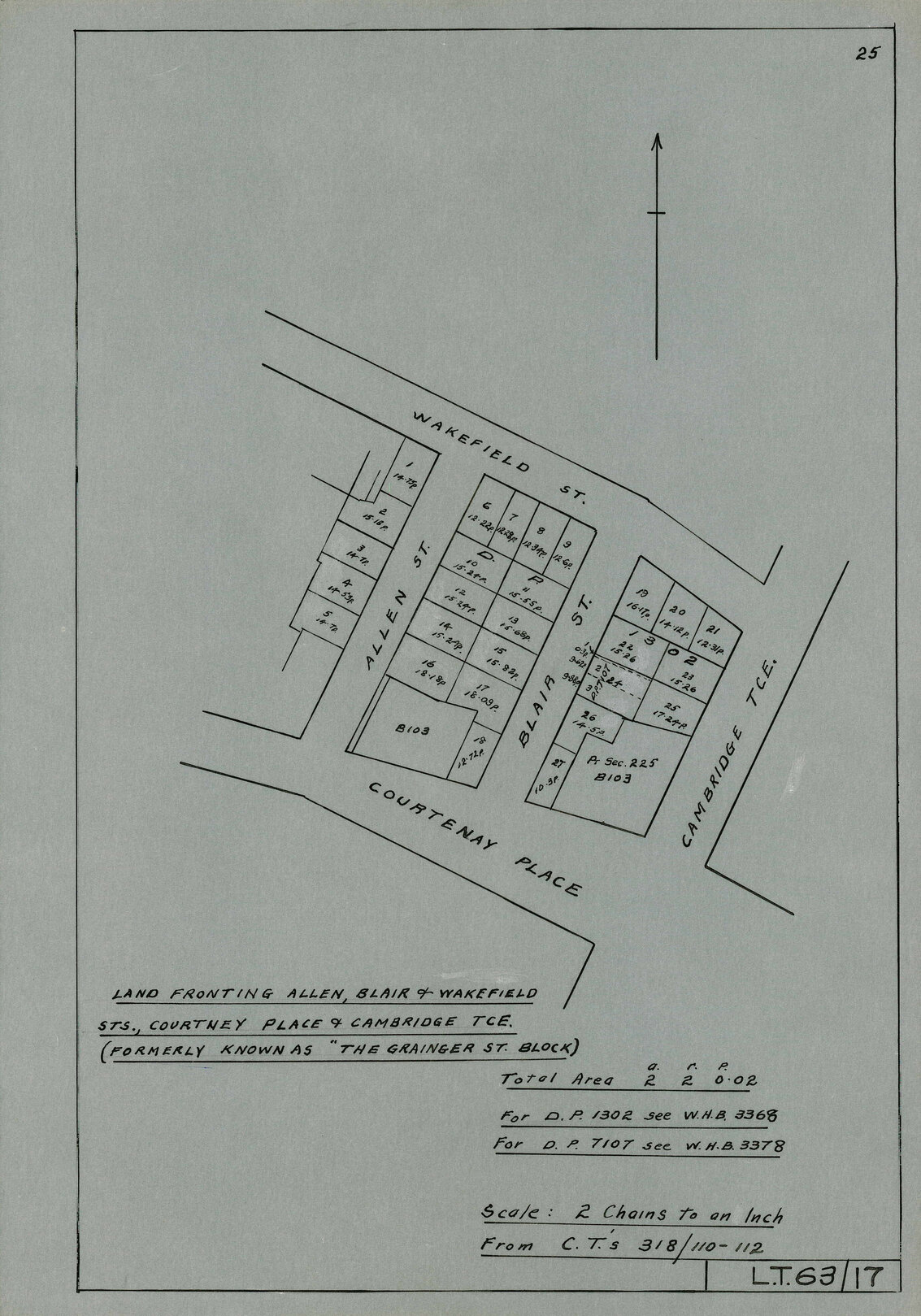 Land Fronting Allen, Blair and Wakefield Streets, Courtney Place and Cambridge Terrace. (Formerly Known as "The Grainger St. Block")