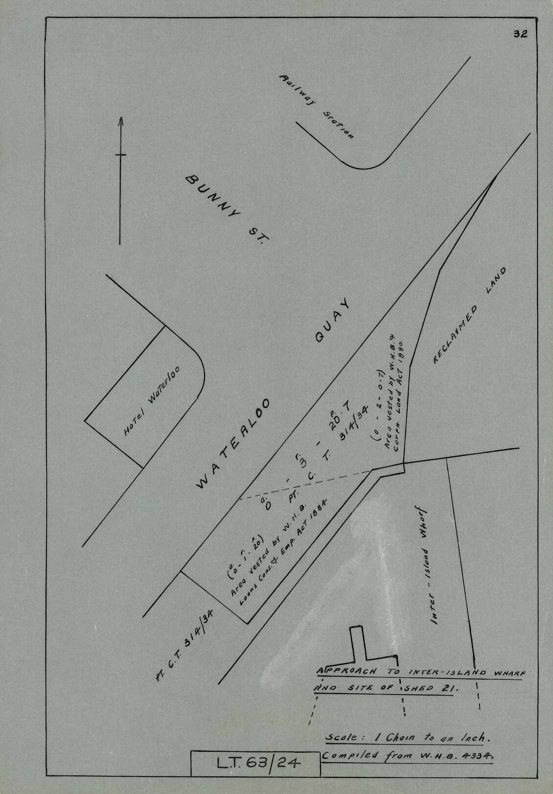 Approach to Inter-Island Wharf and Site of Shed 21