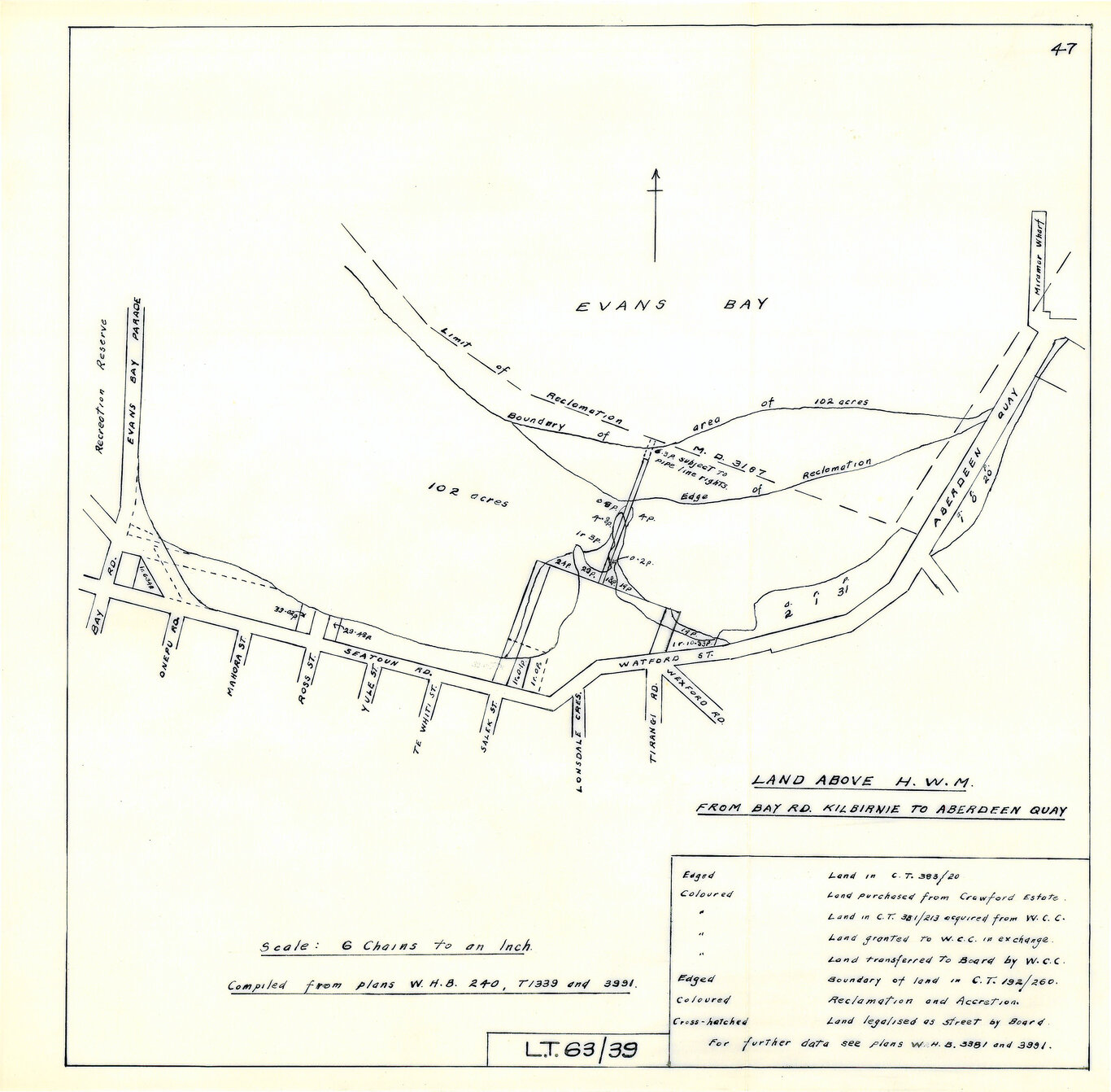 Land Above H.W.M. from Bay Rd. Kilbirnie to Aberdeen Quay