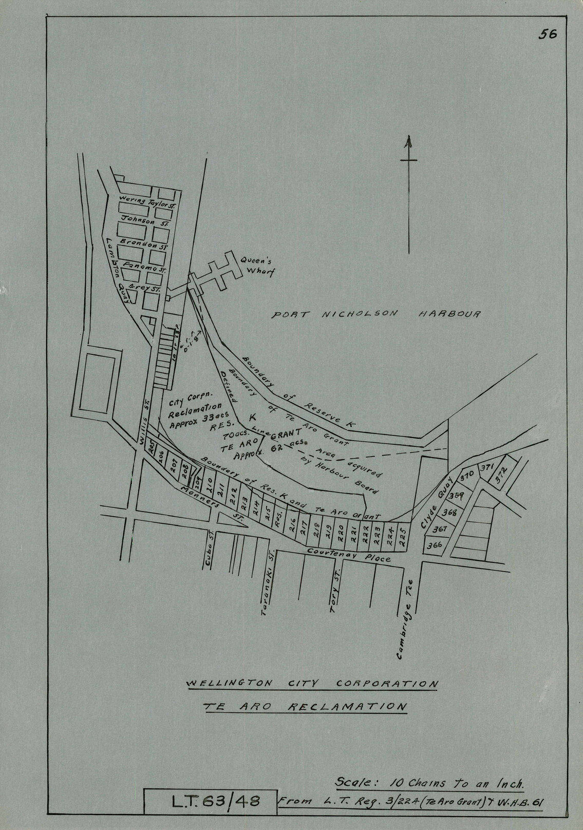 Wellington City Corporation. Te Aro Reclamation