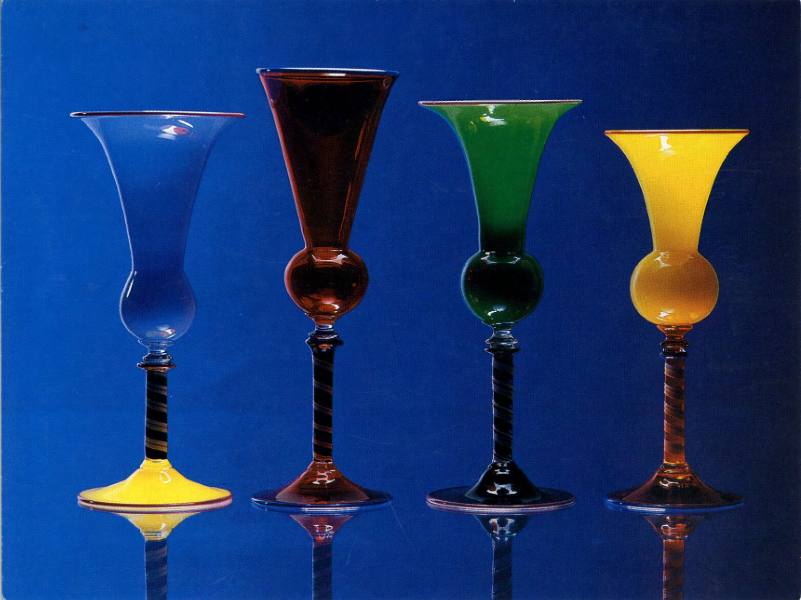 Postcard, Giovanni Class, Goblets