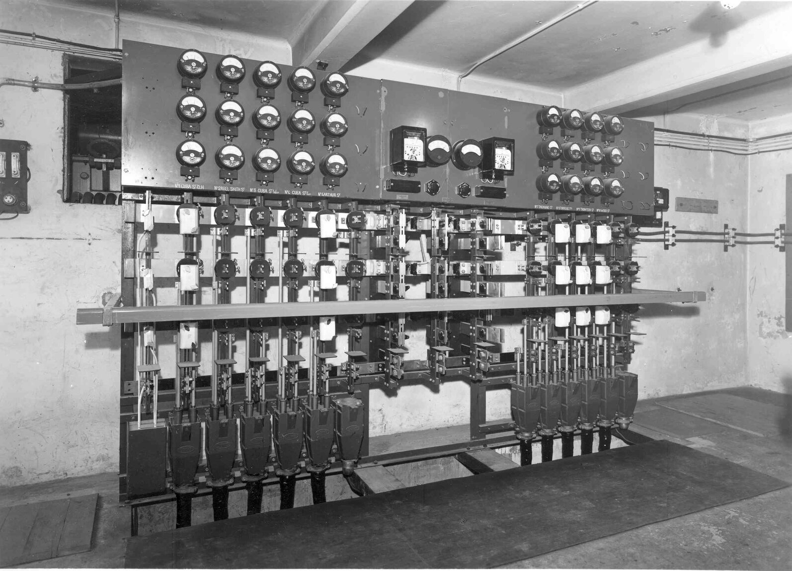 Electrical equipment Arthur Street substation