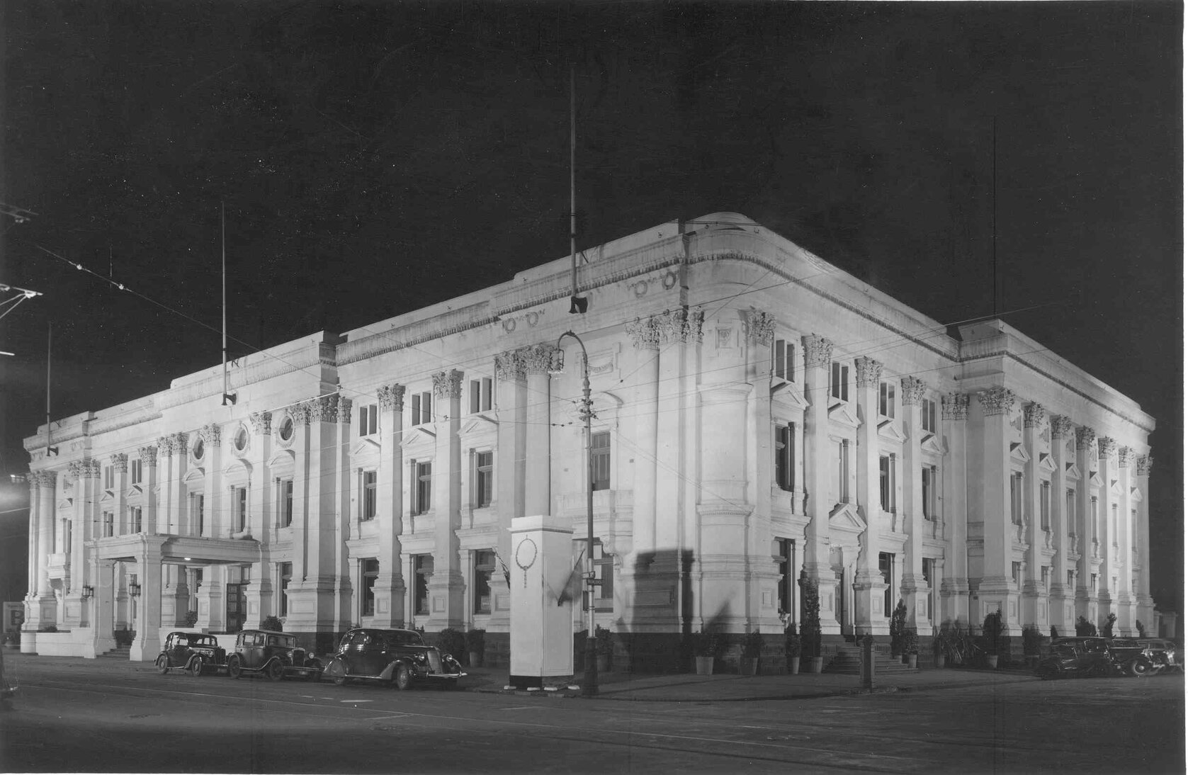 Old Town Hall at night