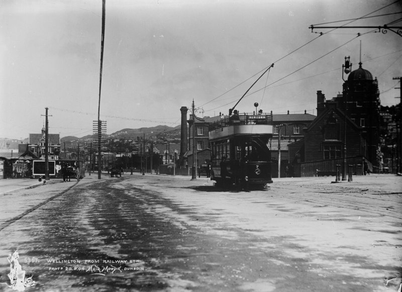 Featherston Street, from the Railway Station