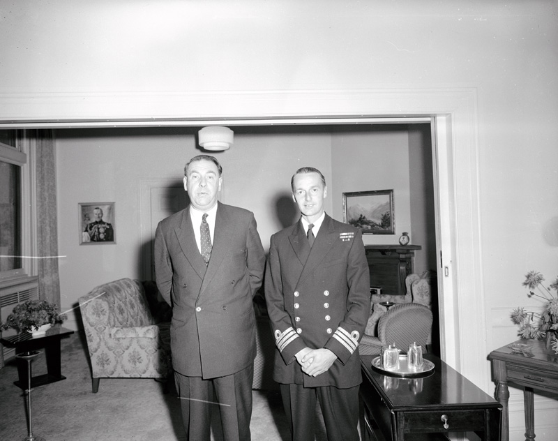McDowell, Commander of HM NZS 'Otago'