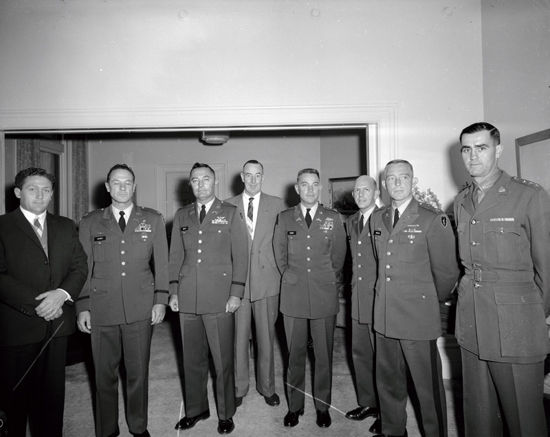 US Service Chiefs: Lt Colonel WW Hawke, Major RC Smith et al | Archives ...