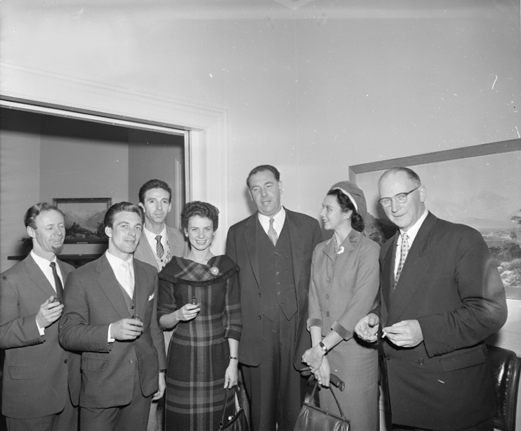 Ballet, Bryan Ashbridge and Beryl Grey with Mayor Kitts
