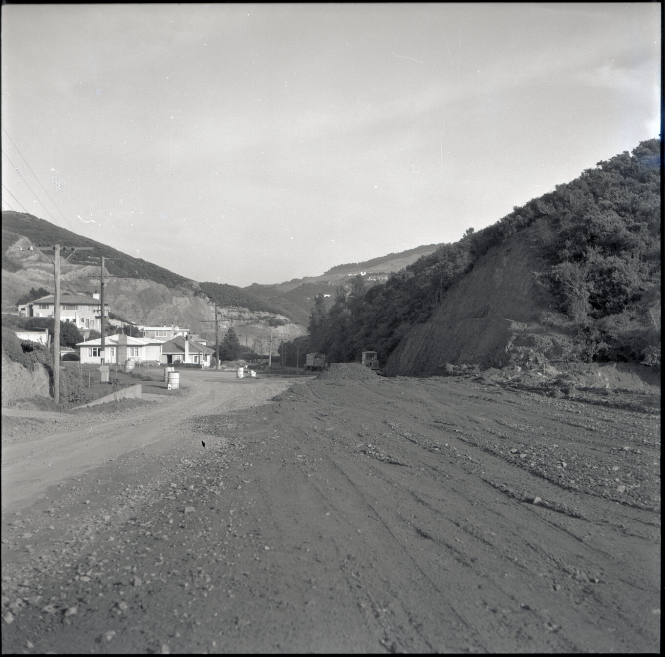 b. Streetscape, unknown location