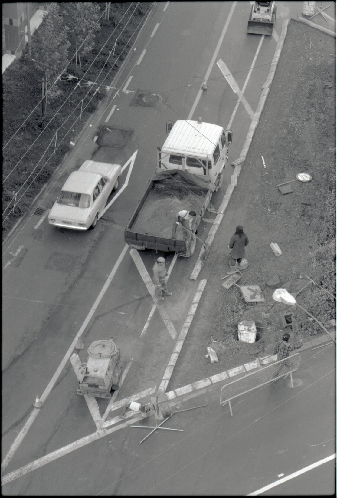 Roadworks, Victoria Street and Wakefield Street intersection