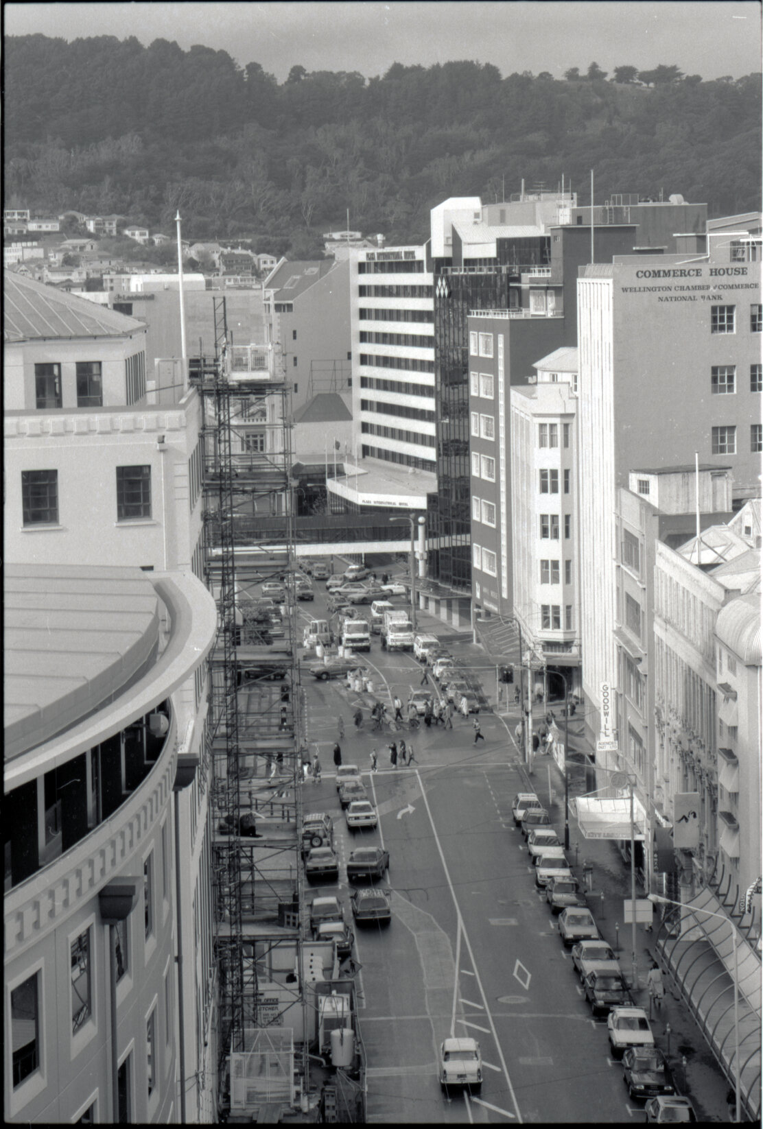 Looking along Wakefield Street from Victoria Street intersection