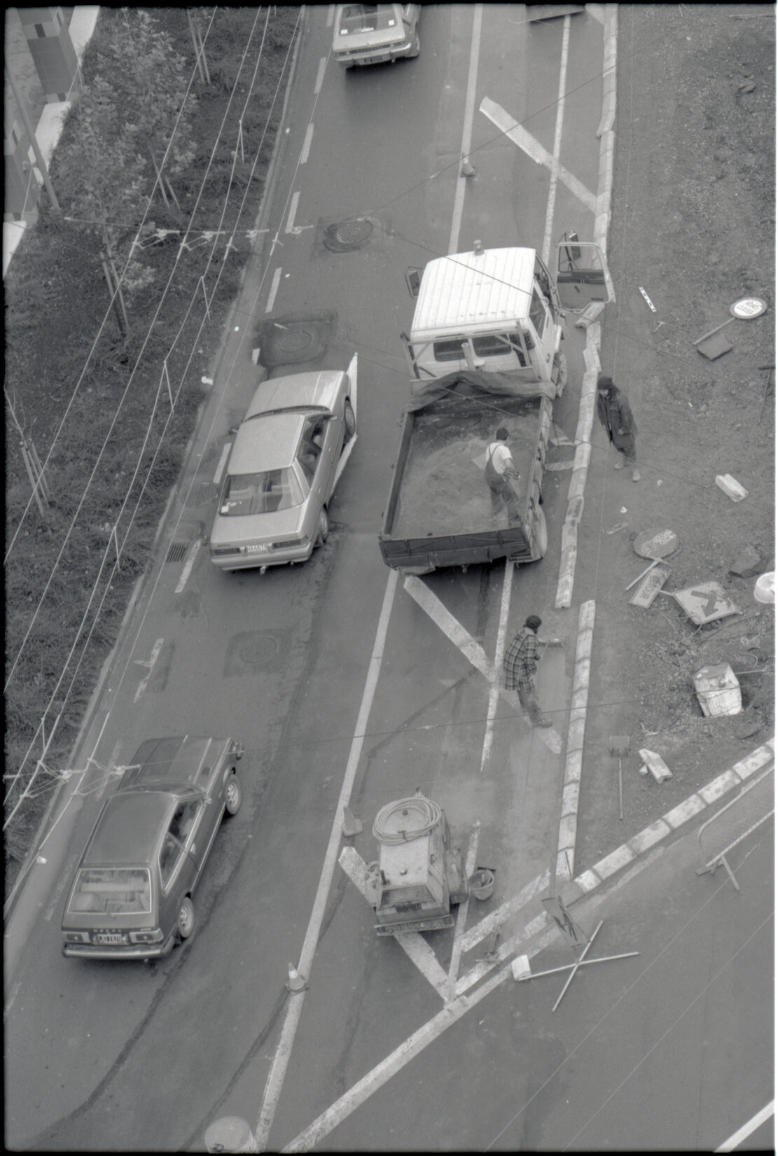 Roadworks, Victoria Street and Wakefield Street intersection