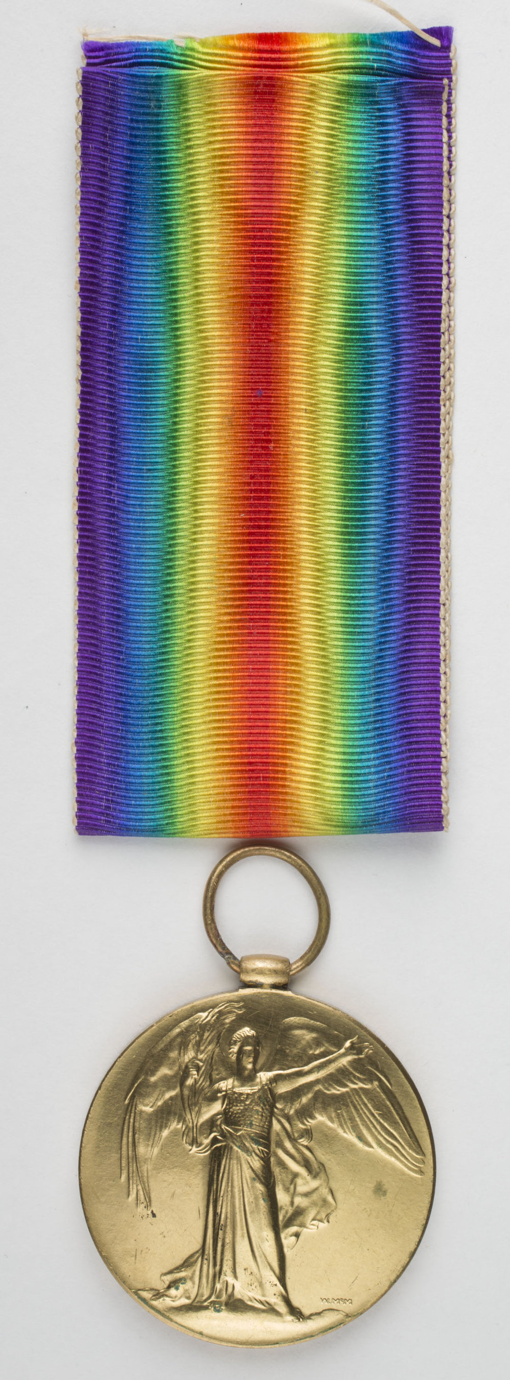 Victory Medal and ribbon Private Percy Burton 40433