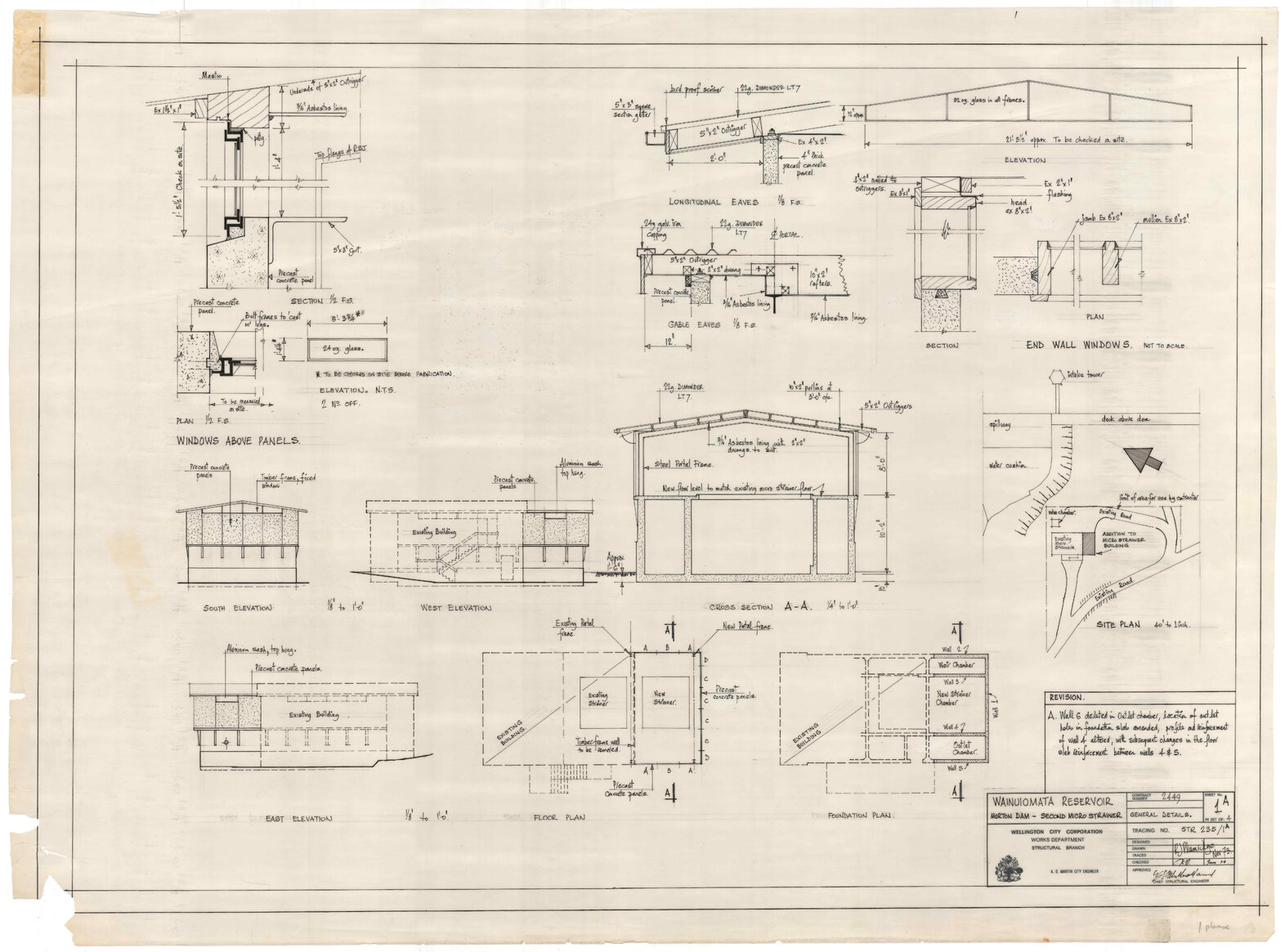 Wainuiomata Reservoir, Morton Dam, second micro strainer