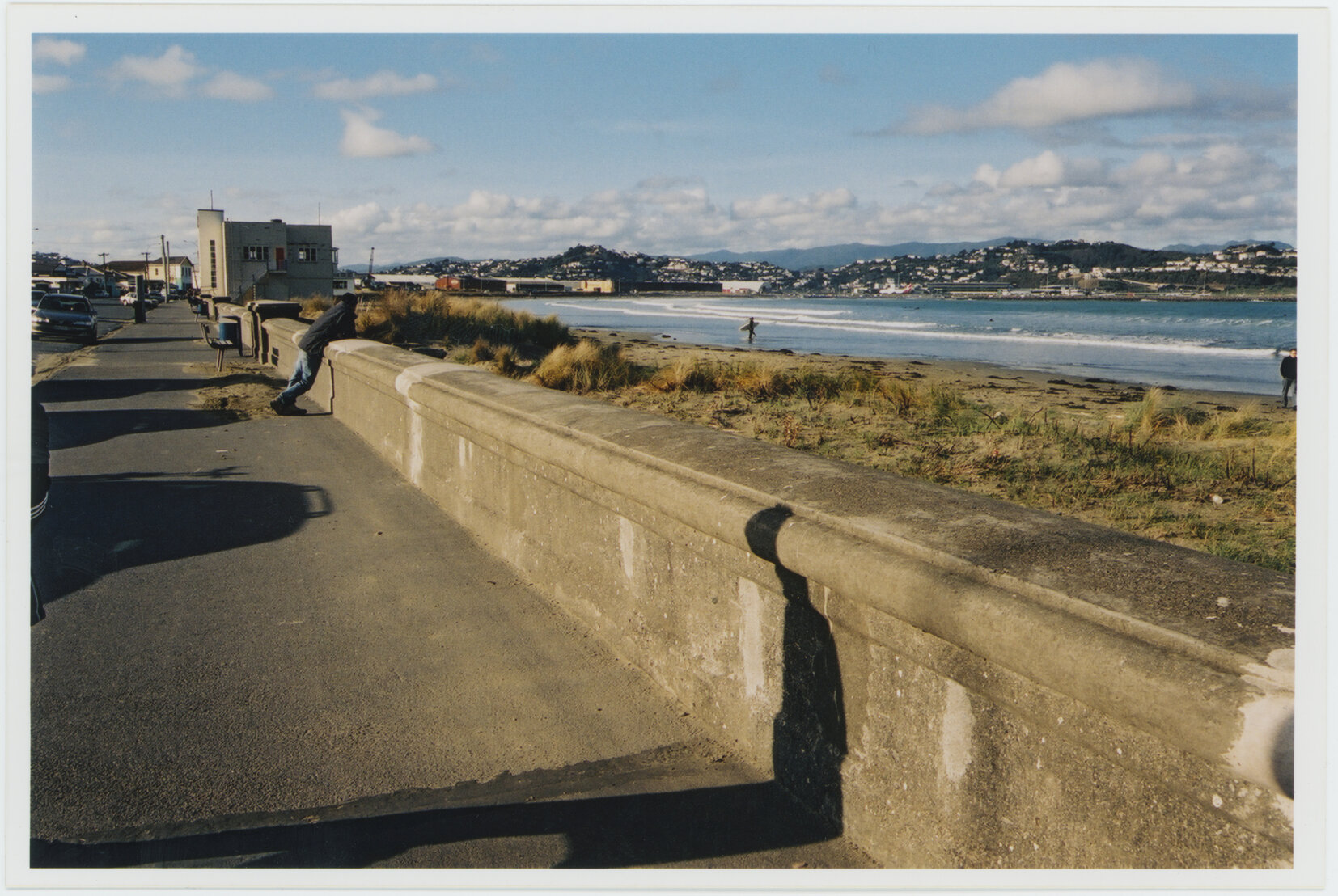 Lyall Bay sea wall