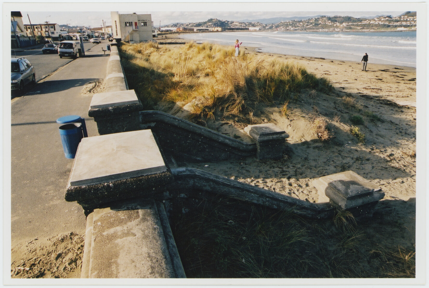 Lyall Bay sea wall