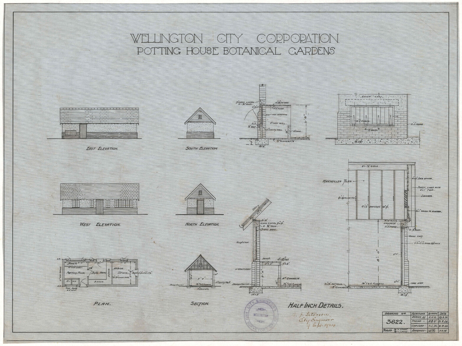 Potting house, Botanical Gardens