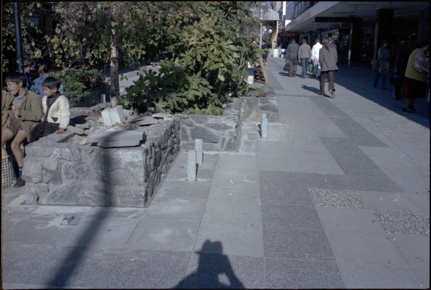 Colour negatives, progress, Cuba Mall
