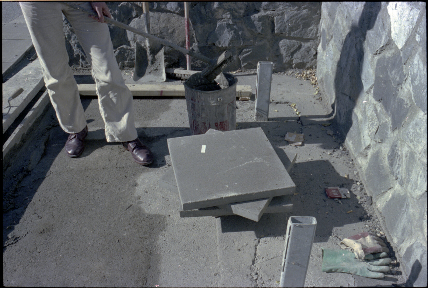 Colour negatives, progress, Cuba Mall