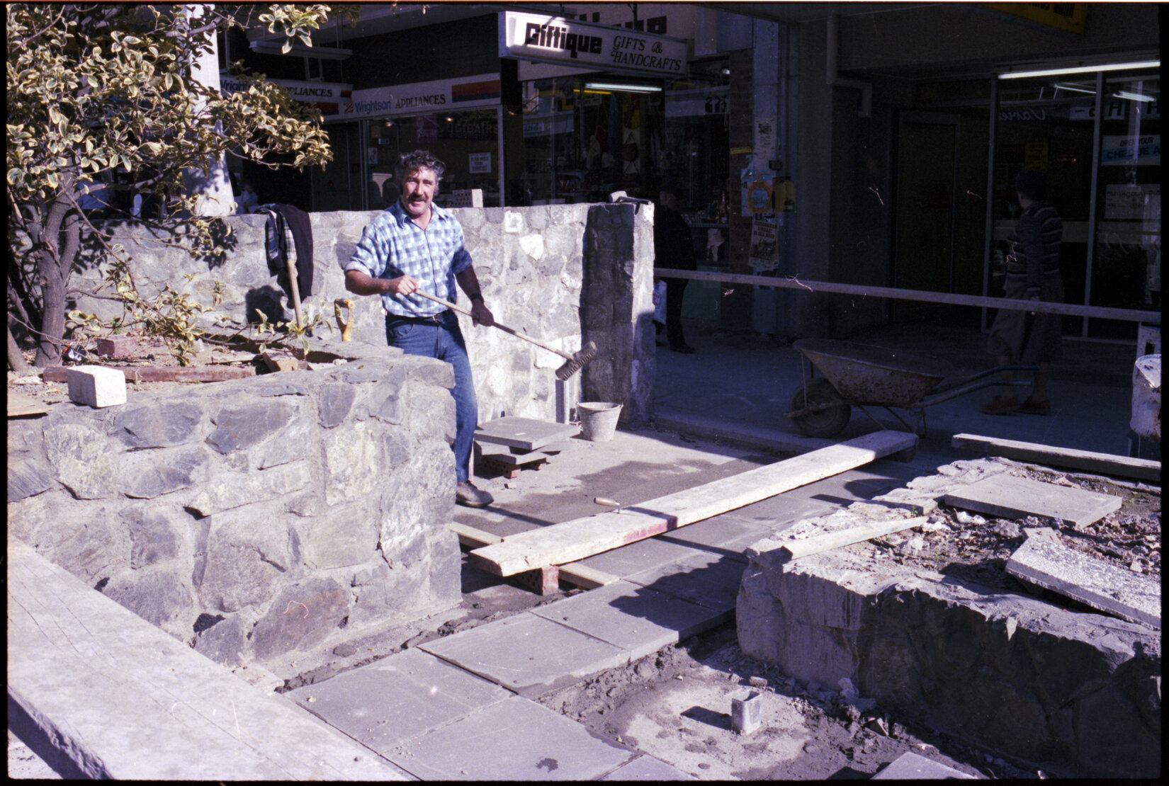 Colour negatives, progress, Cuba Mall