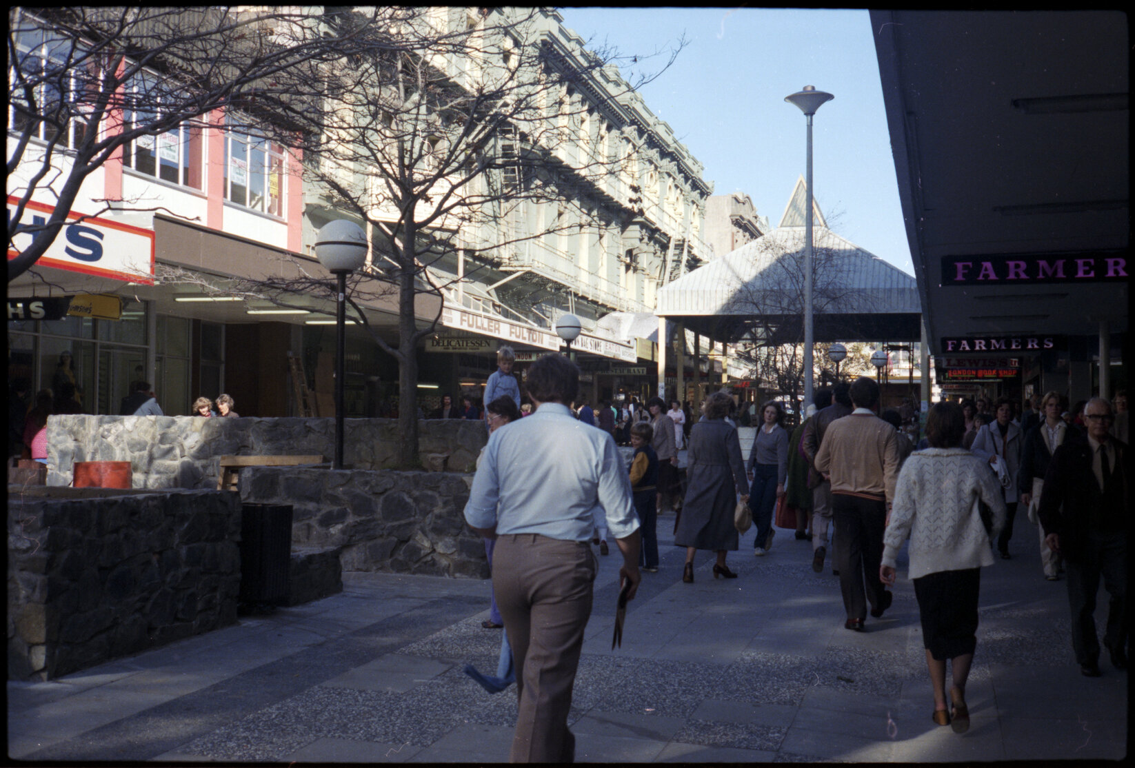 Colour negatives, progress, Cuba Mall