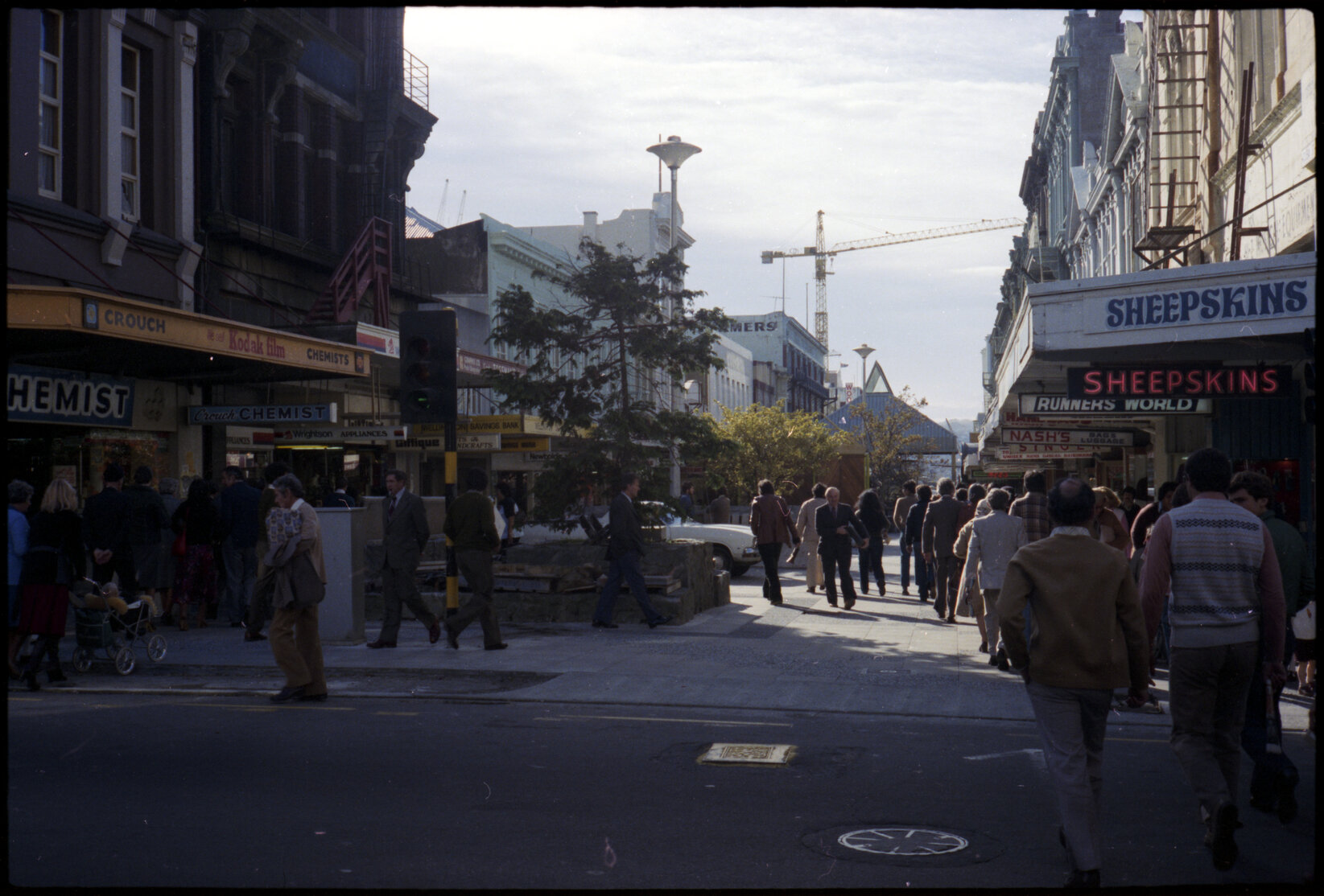 Colour negatives, progress, Cuba Mall
