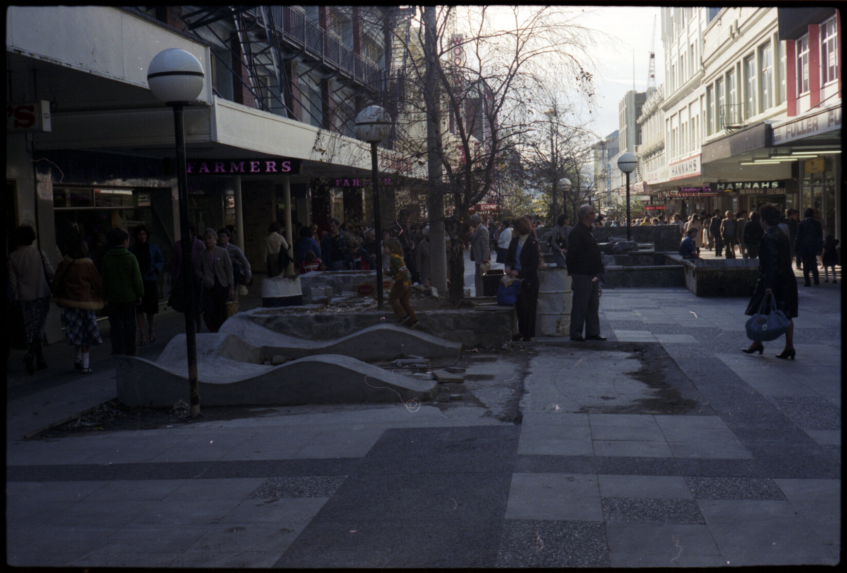 Colour negatives, progress, Cuba Mall