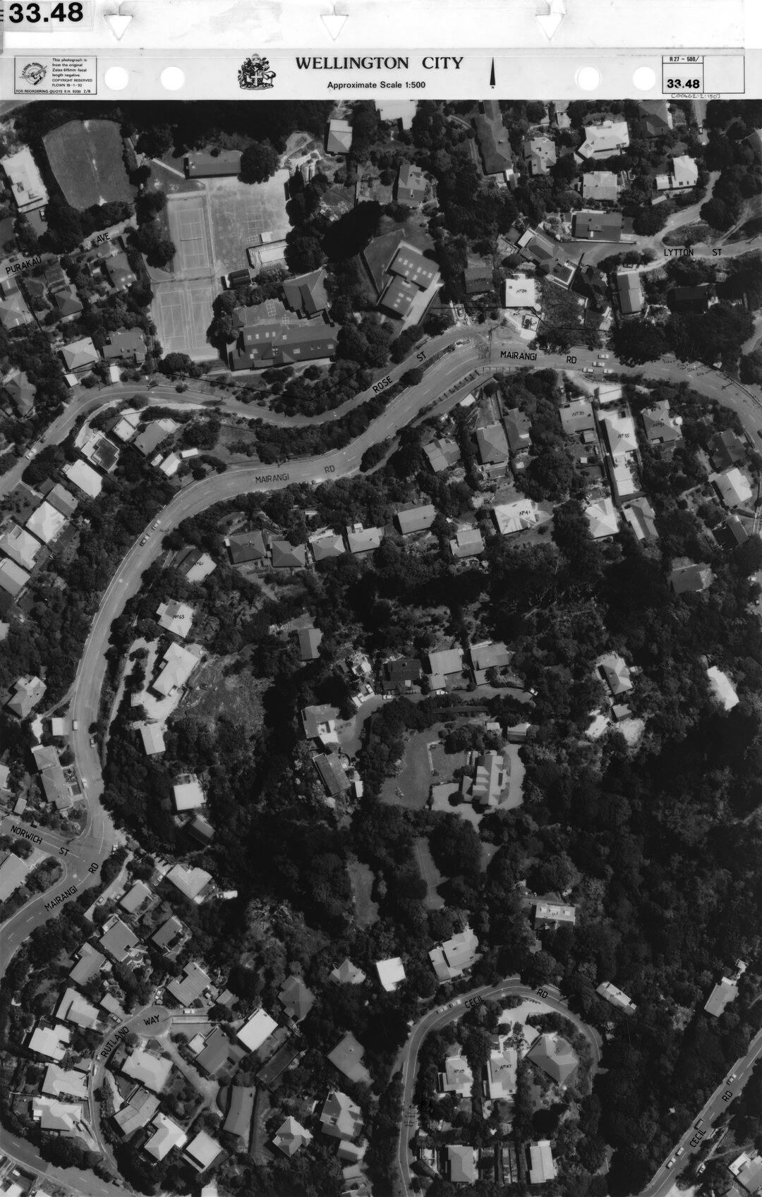 Aerial transparency, Sheet 33.48