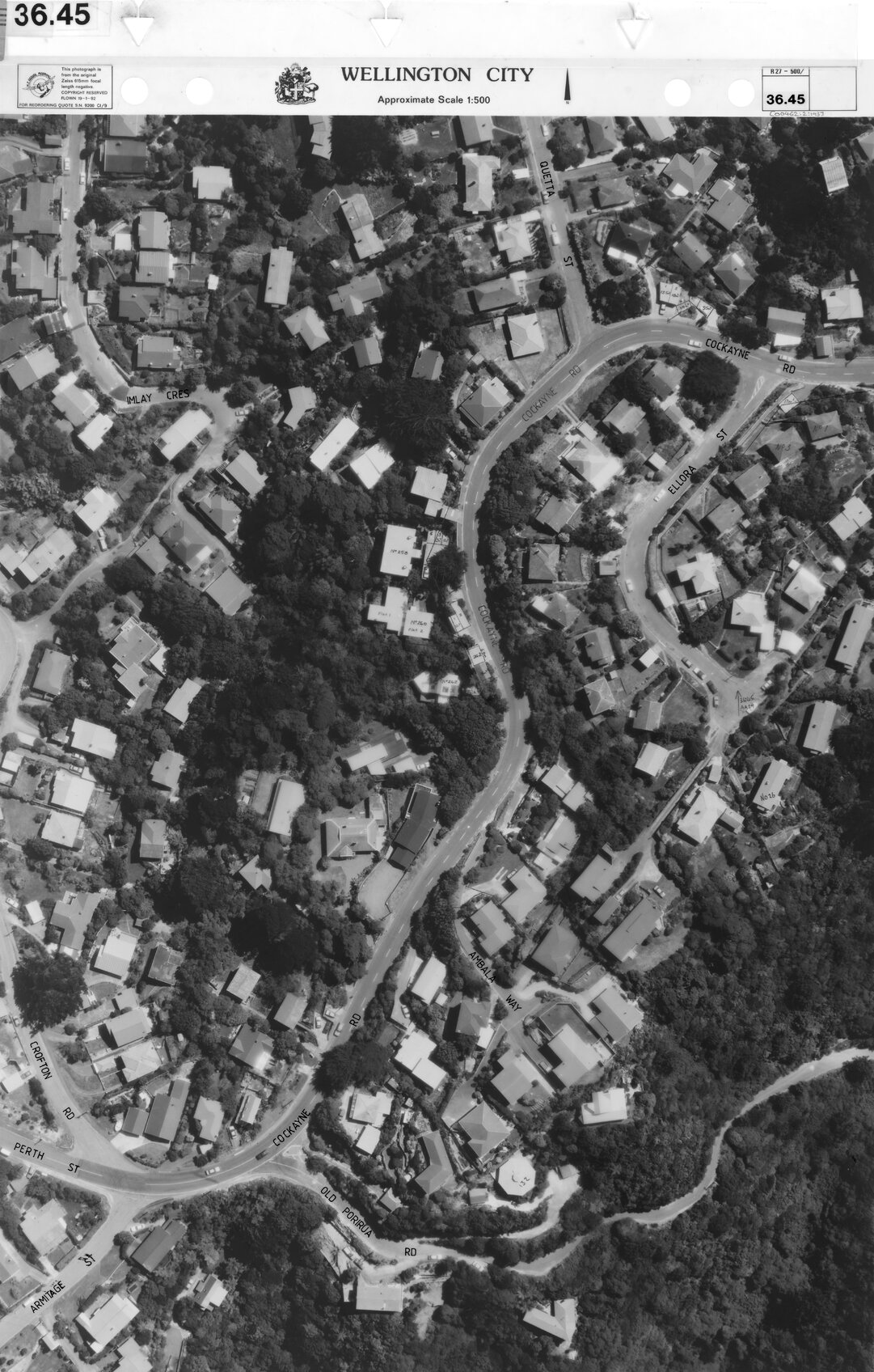 Aerial transparency, Sheet 36.45