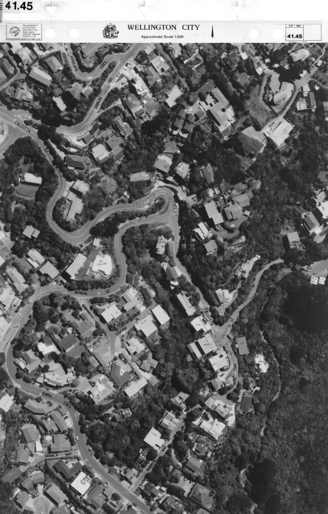 Aerial transparency, Sheet 41.45