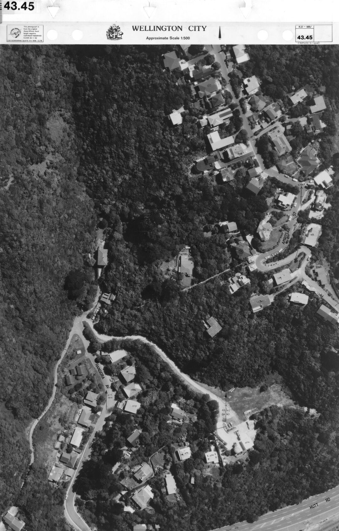 Aerial transparency, Sheet 43.45