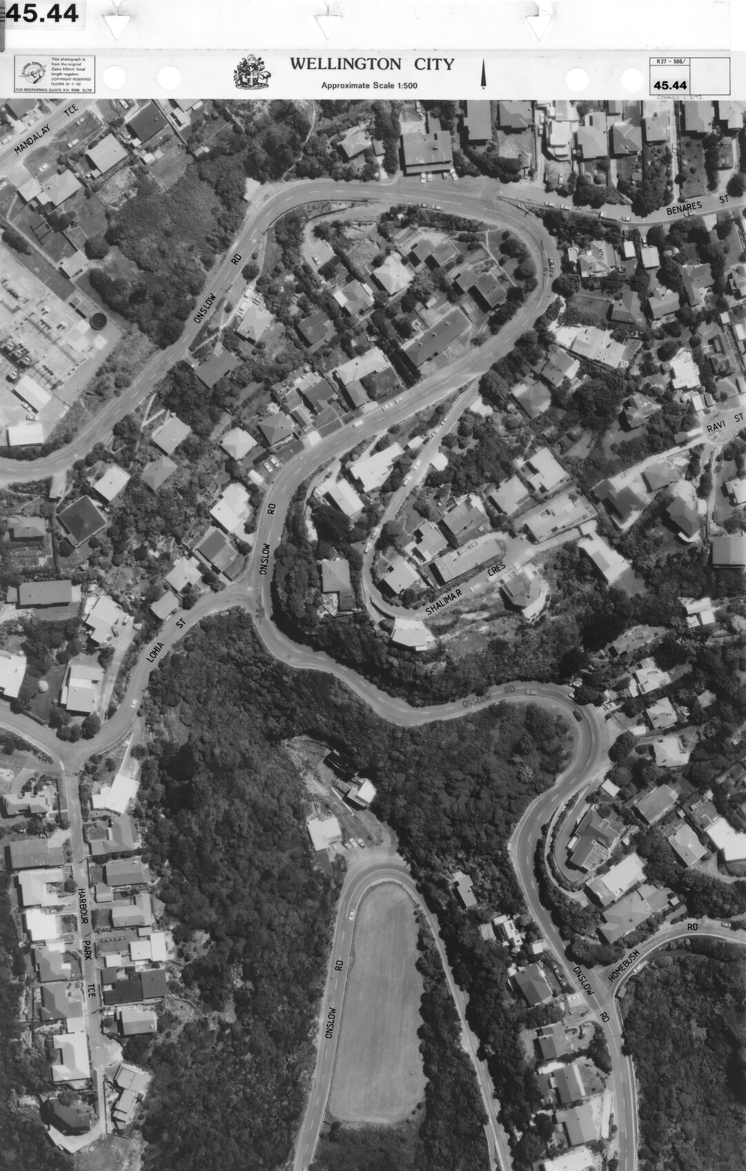 Aerial transparency, Sheet 45.44