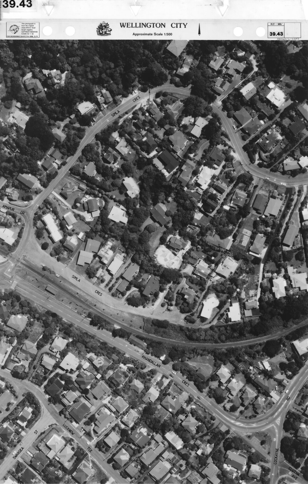 Aerial transparency, Sheet 39.43