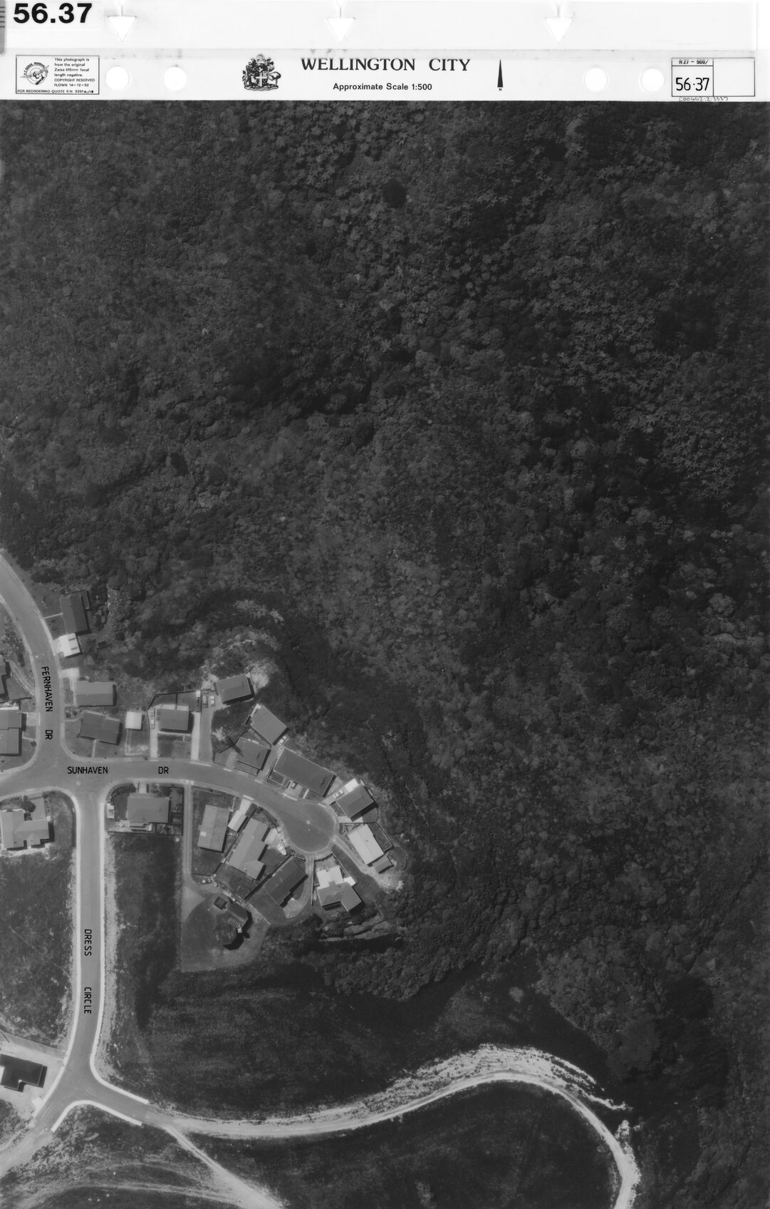 Aerial transparency, Sheet 56.37