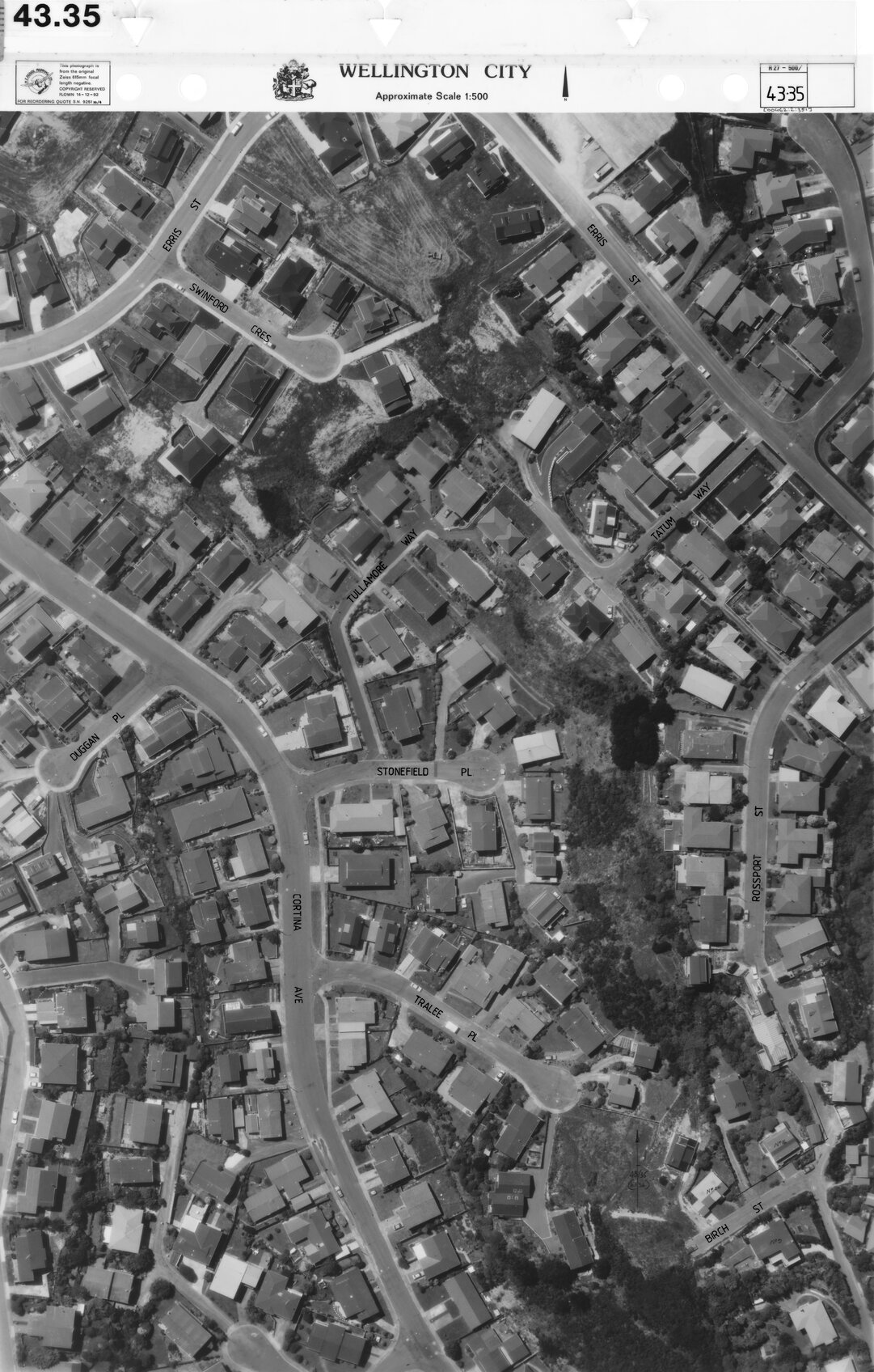 Aerial transparency, Sheet 43.35