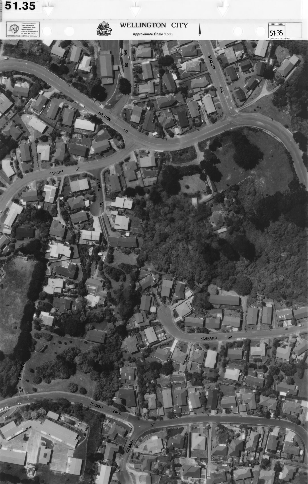 Aerial transparency, Sheet 51.35