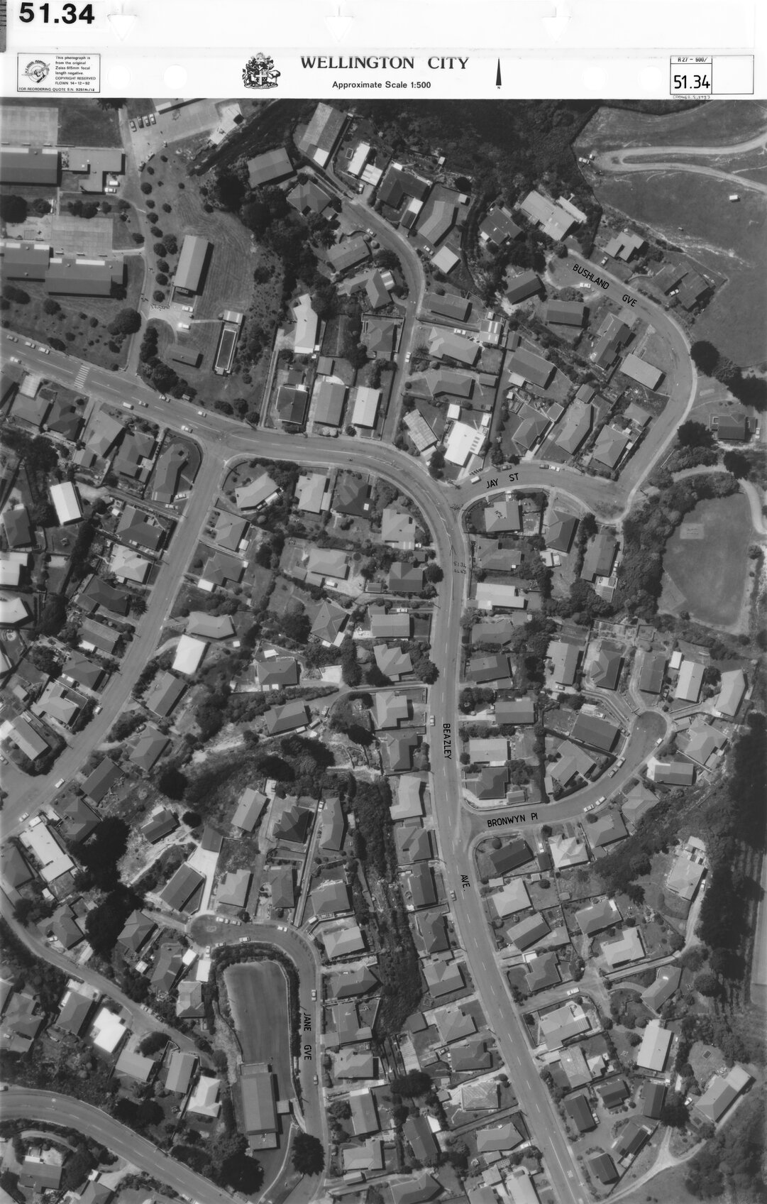 Aerial transparency, Sheet 51.34