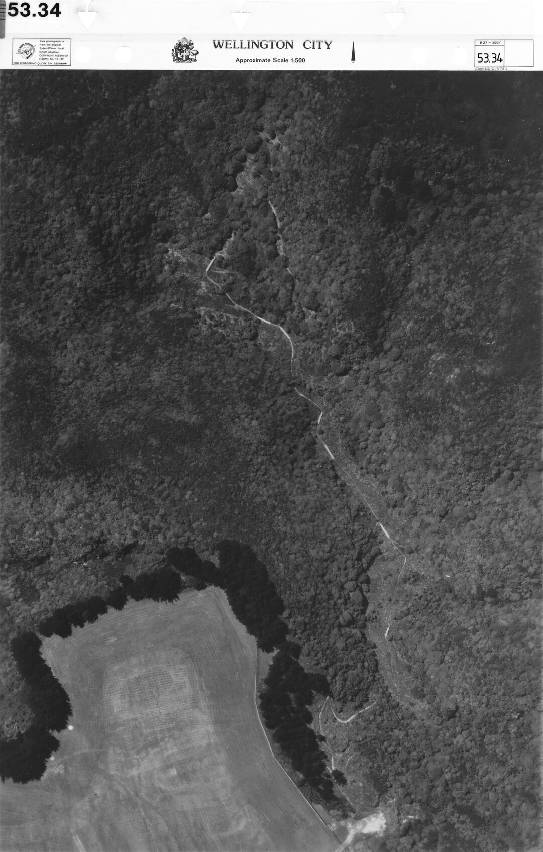 Aerial transparency, Sheet 53.34