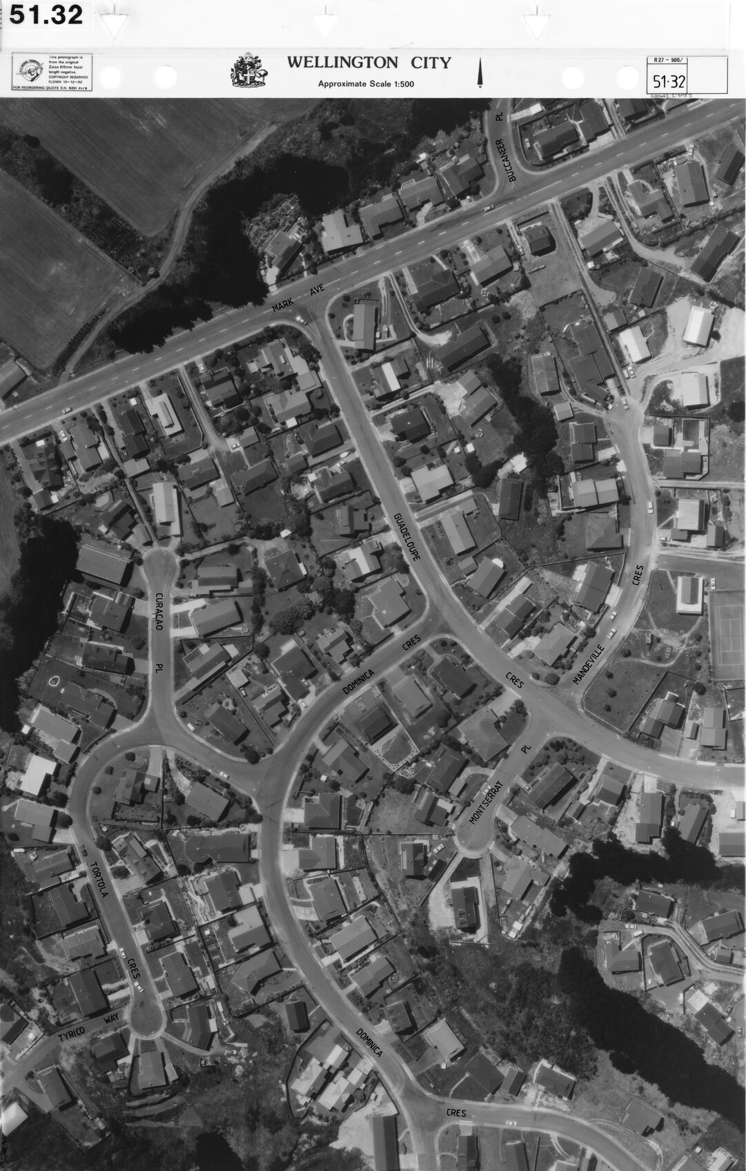 Aerial transparency, Sheet 51.32