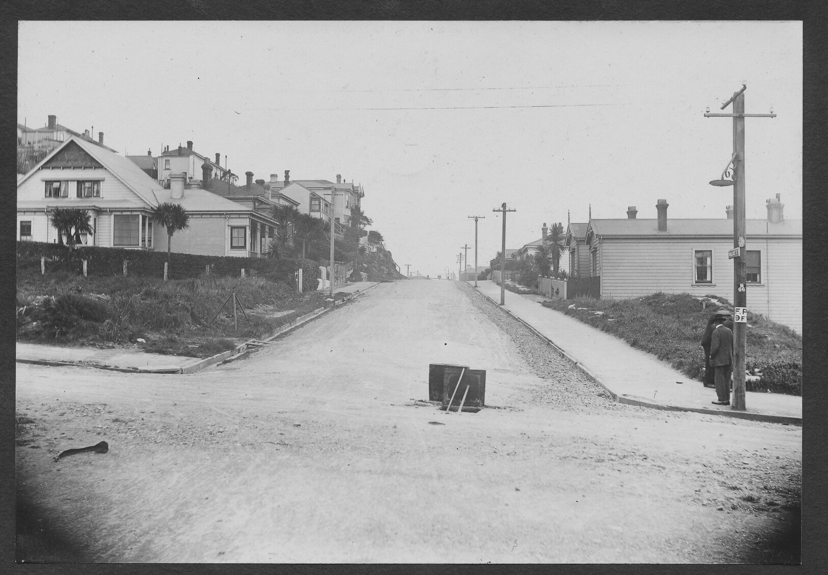 Street works in progress.