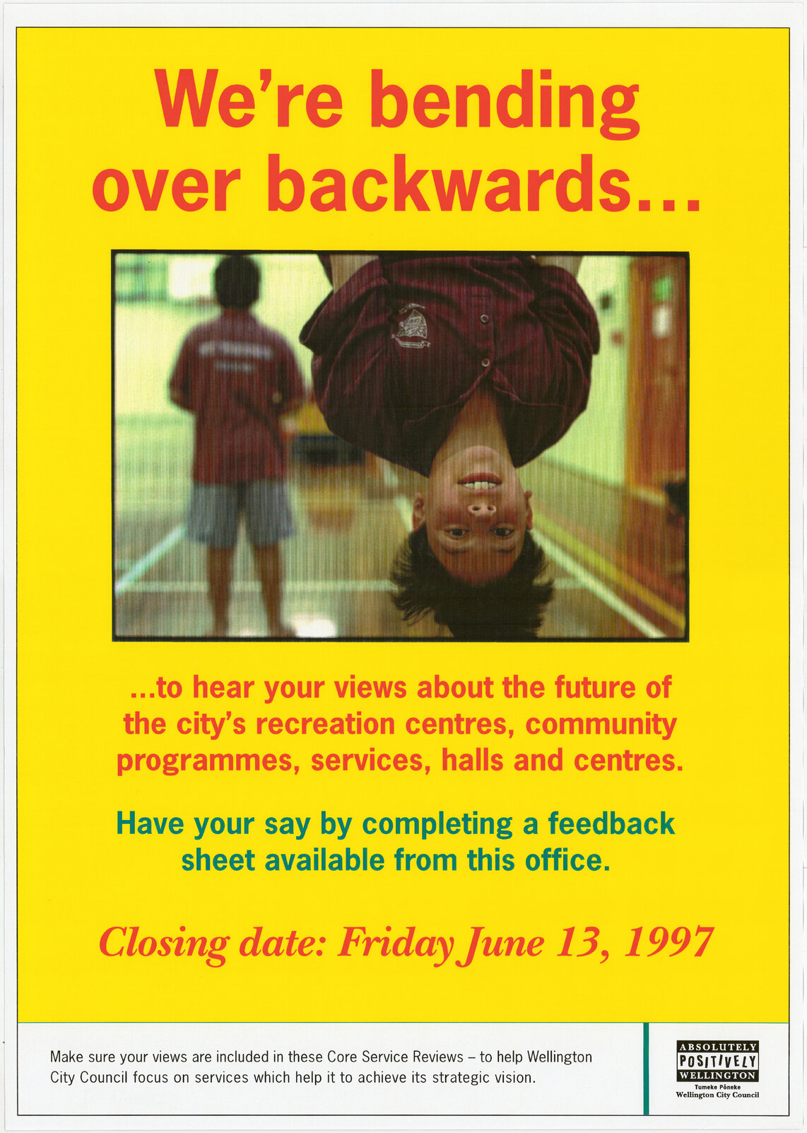 We're Bending Over Backwards (Core Services Review) poster