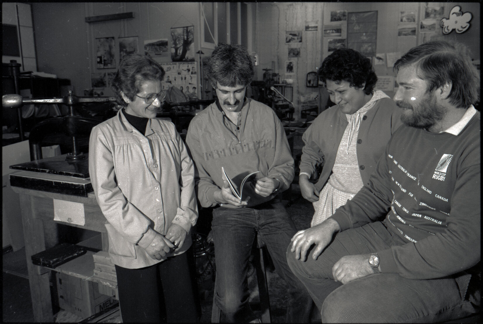 Printing and bindery staff