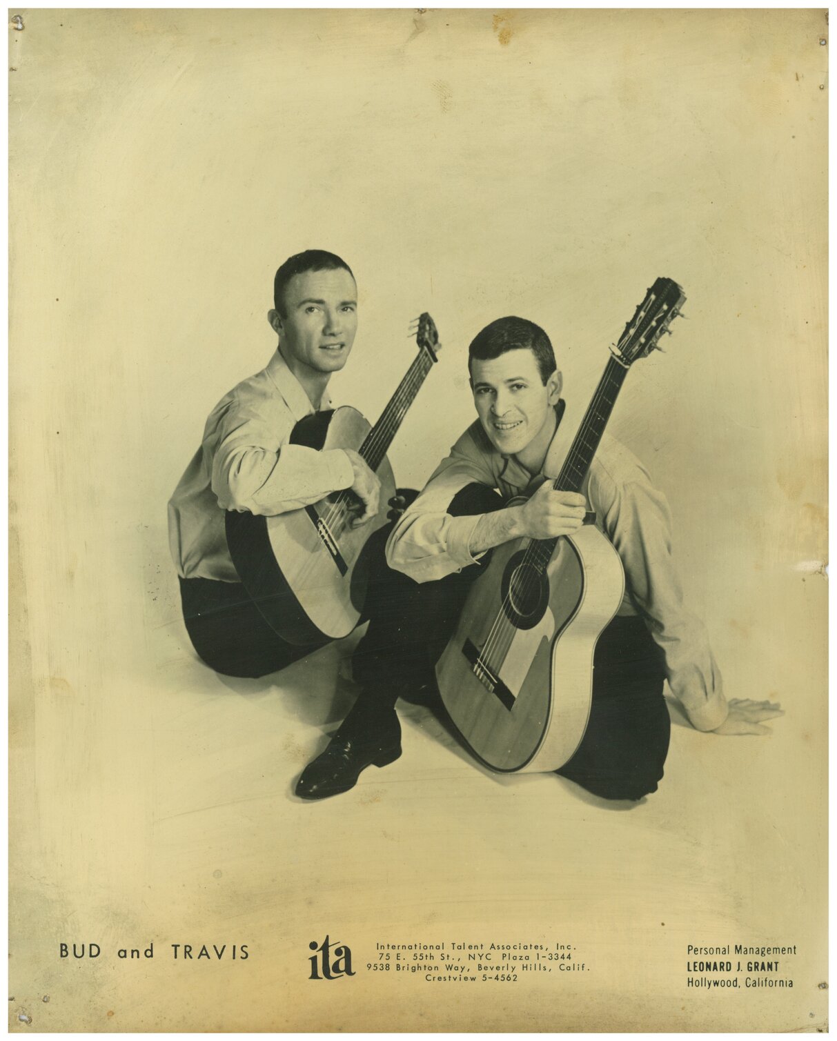 Publicity photograph of Bud and Travis