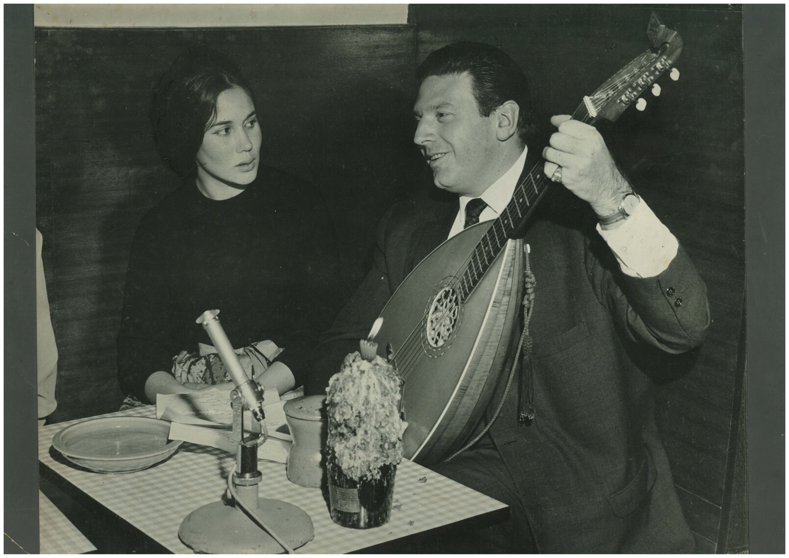 Karin Jugensen and Theodore Bikel
