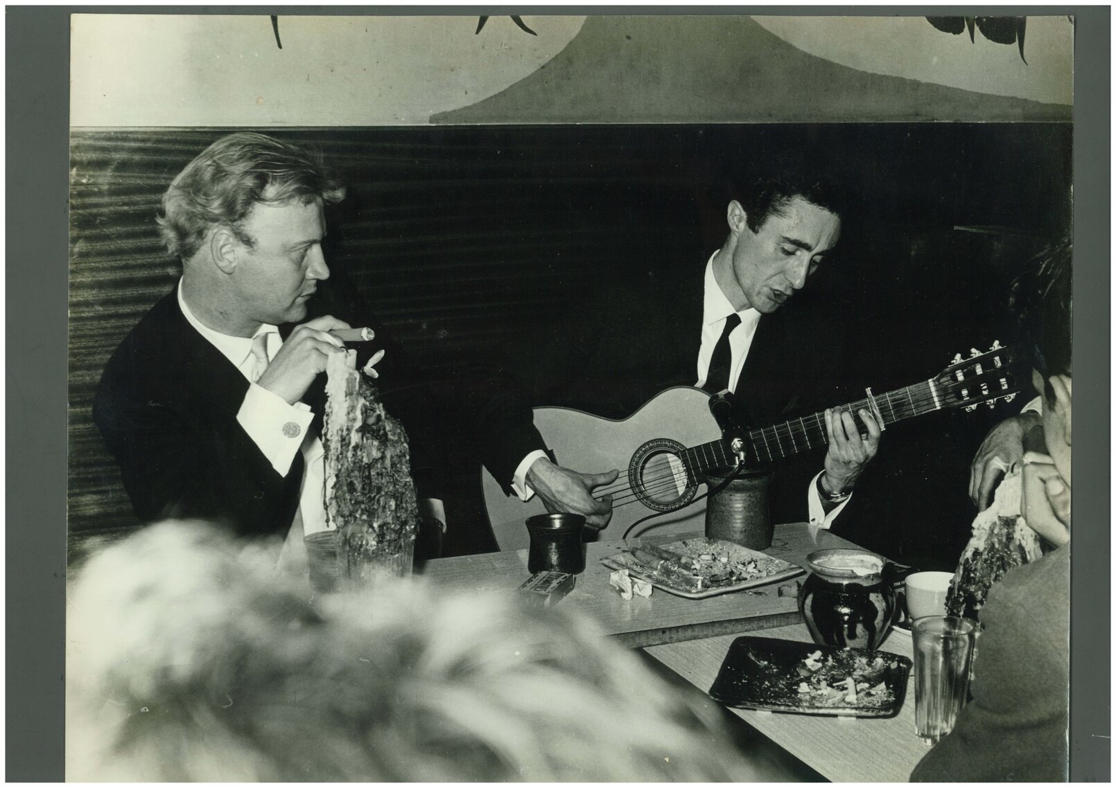 William Clauson sitting next to Terry Bryan