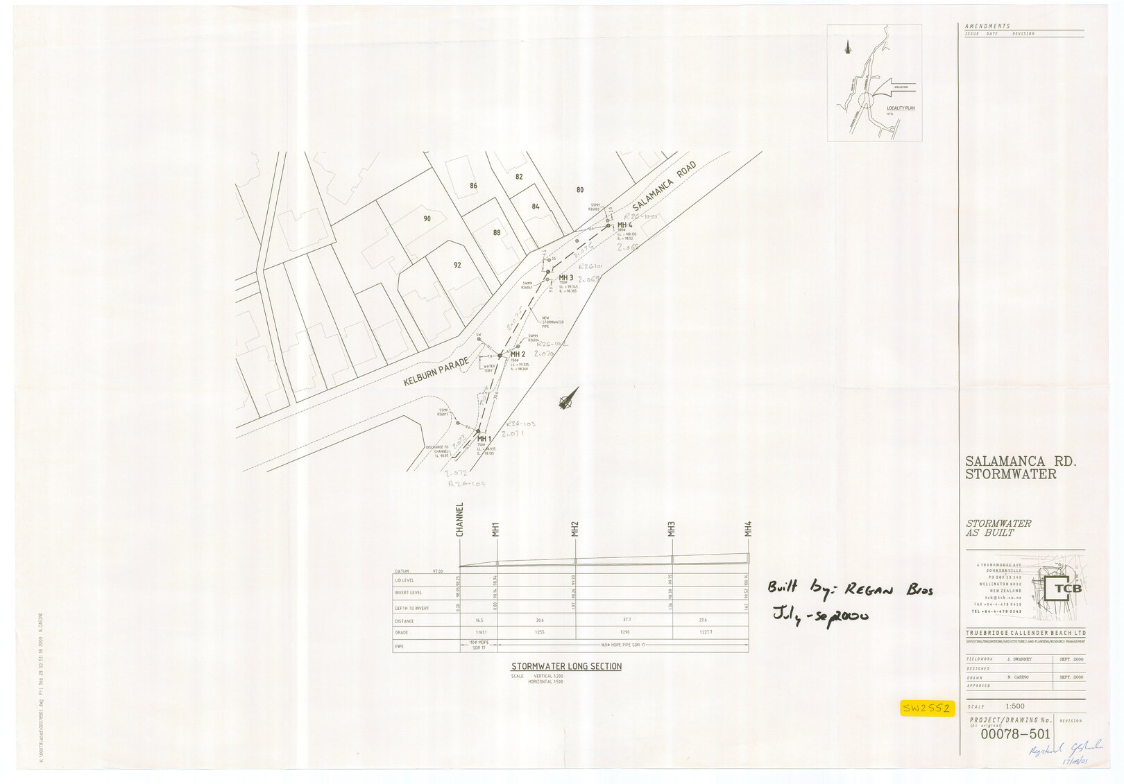 Salamanca Road, Stormwater
