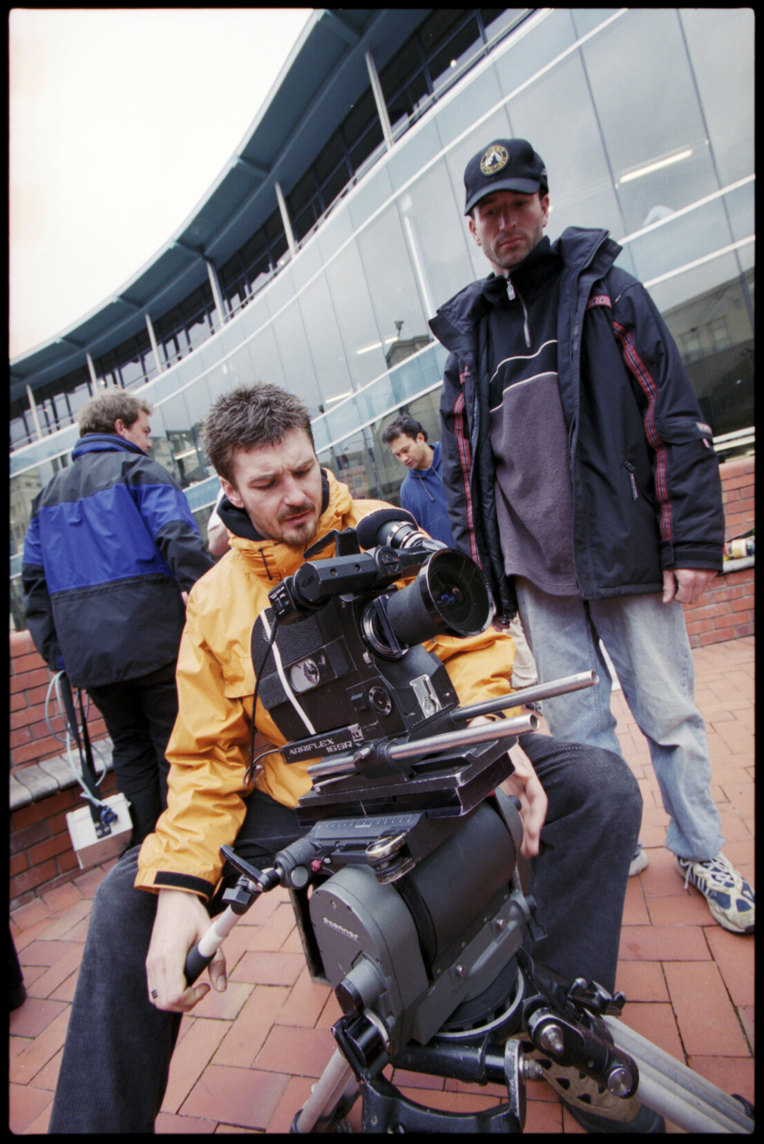 Film Crew in Civic Square