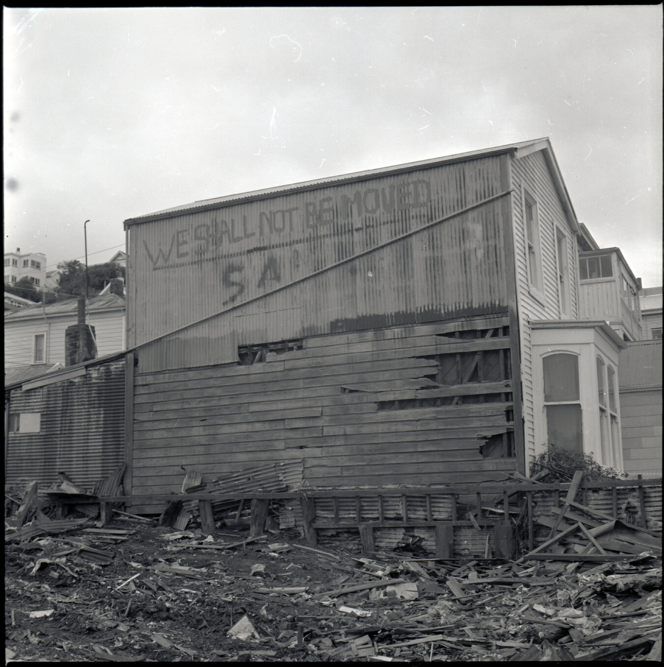 Kilmore Avenue, demolition of houses, Arlington Street and surrounding areas, Trolove