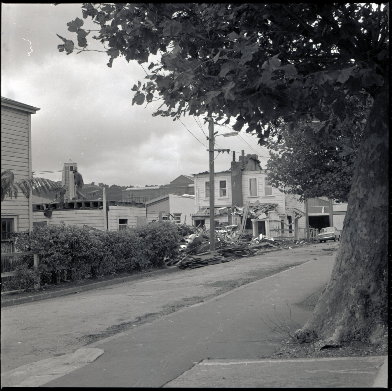 Kilmore Avenue, demolition of houses, Arlington Street and surrounding areas, Trolove